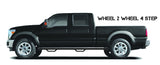 N-Fab Nerf Step 16-17 Toyota Tacoma Double Cab 5ft Bed - Gloss Black - W2W - 3in - T1580CC