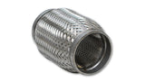 Vibrant SS Flex Coupling with Inner Braid Liner 1.5in inlet/outlet x 4in flex length - 62304