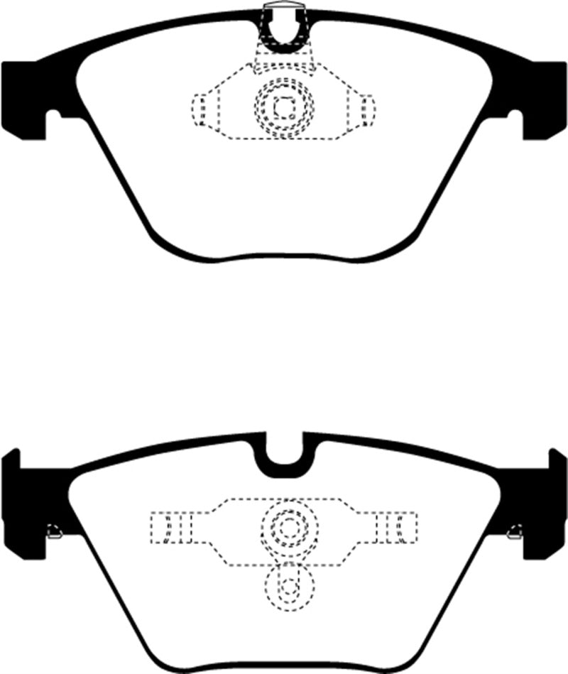 EBC 08-10 BMW M3 4.0 (E90) Ultimax2 Front Brake Pads - UD918
