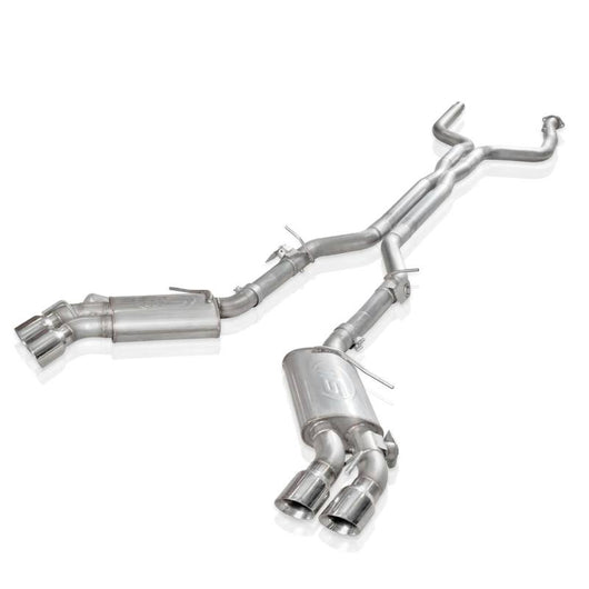 Stainless Works 2016+ Chevy Camaro SS 6.2L 3in Redline Catback w/AFM Valve NPP Valve 4in Quad Tips - CA16AVCBR