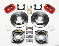 Wilwood Dynapro Low-Profile 11.00in P-Brake Kit - Red Big Ford 2.36in Offset - 140-11387-R