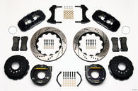 Wilwood AERO4 Rear P-Brake Kit 14.00in Drilled Ford 8.8 w/2.5in Offset-5 Lug - 140-10952-D