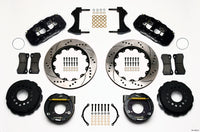 Wilwood AERO4 Rear P-Brake Kit 14.00in Drilled Ford 8.8 w/2.5in Offset-5 Lug - 140-10952-D