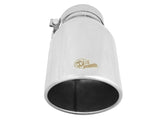 aFe Diesel Exhaust Tip Bolt On Polished 4in Inlet x 6in Outlet x 12in Length - 49T40604-P12