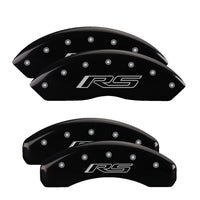 MGP 4 Caliper Covers Engraved Front & Rear MGP Black finish silver ch - 15209SMGPBK