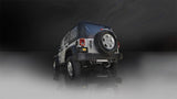 Corsa/dB Jeep 07-11 Wrangler 3.8L/12-14 Wrangler 3.6L Polished Sport Axle-Back Exhaust - 24412