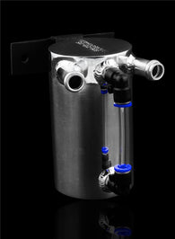 Weapon R 16 fl oz Polished Oil Catch Can w/ 15mm Inlet Ports - 826-213-115