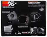 K&N Street Metal Intake System 01-16 Harley Davidson Shaker Silver H/D Softail/Dyna Fl - RK-3950S