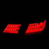 ANZO 2013-2015 Honda Accord LED Taillights Black 4pc - 321318