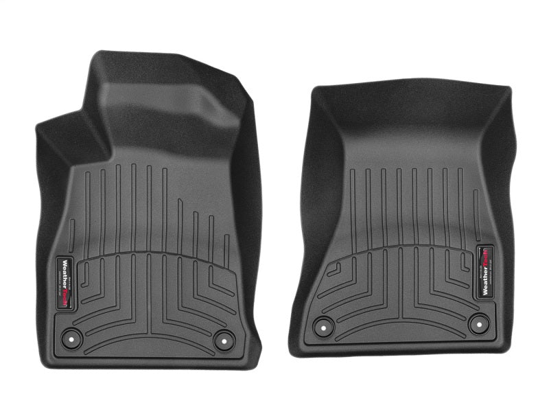 WeatherTech 2017+ Audi A4 Sedan Front FloorLiners - Black - 449371