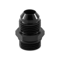 Mishimoto -8ORB to -8AN Aluminum Fitting - Black - MMFT-8ORB-8BK