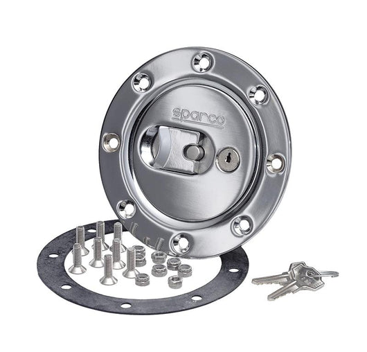 Sparco Fuel Cap Locking Chrome - 27004CR