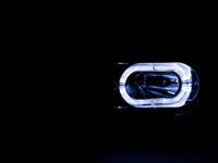 ANZO 1988-1998 Chevrolet C1500 Crystal Headlights Carbon w/ Halo - 111005