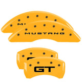 MGP 4 Caliper Covers Engraved Front & Rear Tiffany Snake Red finish silver ch - 10201SSNKRD