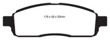 EBC 09 Ford F150 4.6 (2WD) 6 Lug Greenstuff Front Brake Pads - DP61843