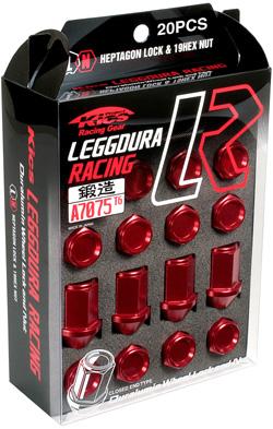 Project Kics 12X1.25 Black Leggdura Racing Lug Nuts - 16 PCS - WKIC36K