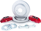 Alcon 2010+ Ford F-150 360x32mm Rotors 4-Piston Red Calipers Rear Brake Upgrade Kit - BKR5059D07
