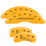 MGP 4 Caliper Covers Engraved Front & Rear MGP Yellow finish black ch - 41003SMGPYL