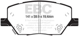 EBC 2015+ Fiat 500X 1.4L Turbo Yellowstuff Front Brake Pads - DP42239R