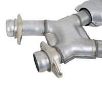 BBK 94-95 Mustang 5.0 Short Mid X Pipe With Catalytic Converters 2-1/2 For BBK Long Tube Headers - 1672