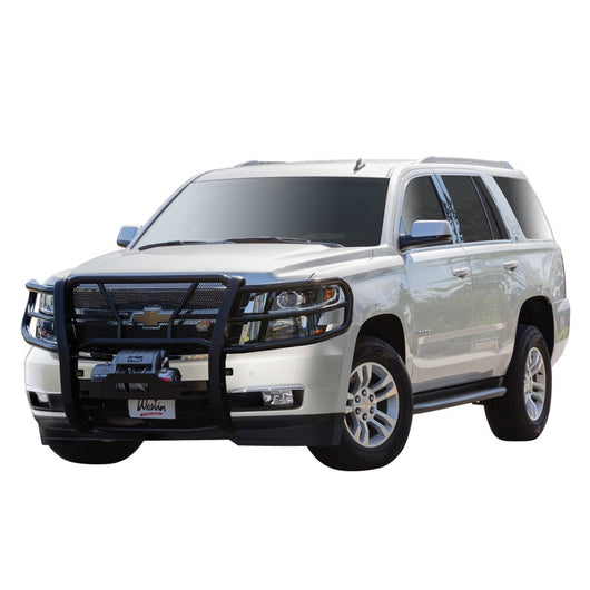 Westin 2015-2018 Chevrolet Suburban/Tahoe HDX Winch Mount Grille Guard - Black - 57-93805