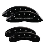 MGP 4 Caliper Covers Engraved Front & Rear Oval logo/Ford Red finish silver ch - 10146SFRDRD