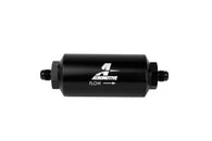 Aeromotive In-Line Filter - (AN-6 Male) 10 Micron Microglass Element Bright Dip Black Finish - 12345