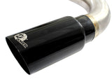 aFe MACHForce XP SS-304 Black Tip 2.5in Dia Axle Back Exhaust 12-15 BMW 335i (F30) 3.0L (t) - 49-36325-B