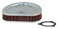 K&N Replacement Air Filter 1.625in H x 7.5in L for Harley Davidson - HD-1508