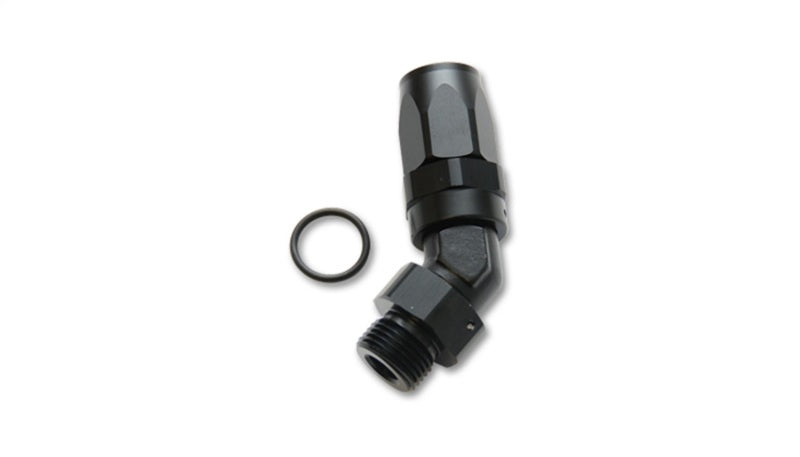 Vibrant Male -8AN 45 Degree Hose End Fitting - 3/4-16 Thread (8) - 24405