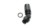 Vibrant Male -8AN 45 Degree Hose End Fitting - 3/4-16 Thread (8) - 24405