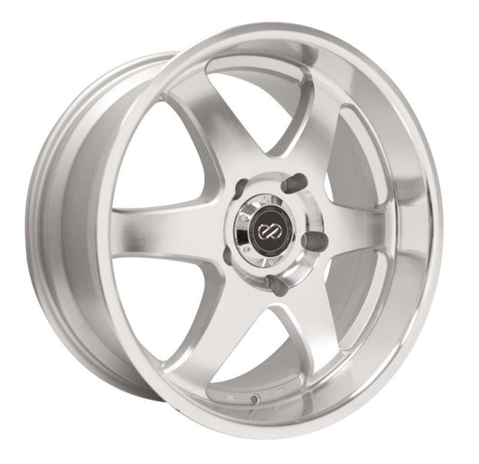 Enkei ST6 17 x 8 35mm Offset 6x139.7 Bolt Pattern 78mm Bore Dia Silver Machined Wheel - 470-780-8335SM