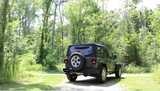 Corsa 18+ Jeep Wrangler JL 2.5in Dual Rear Exit Black Tips Sport Axle-Back Exhaust - 21014BLK