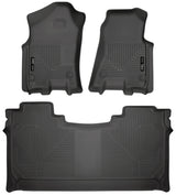 Husky Liners 2019 Dodge Ram 1500 Crew Cab Weatherbeater Series Front & 2nd Seat Floor Liners

 - 94001