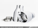 AWE Tuning Audi C7.5 A6 3.0T Touring Edition Exhaust - Quad Outlet Chrome Silver Tips - 3015-42072