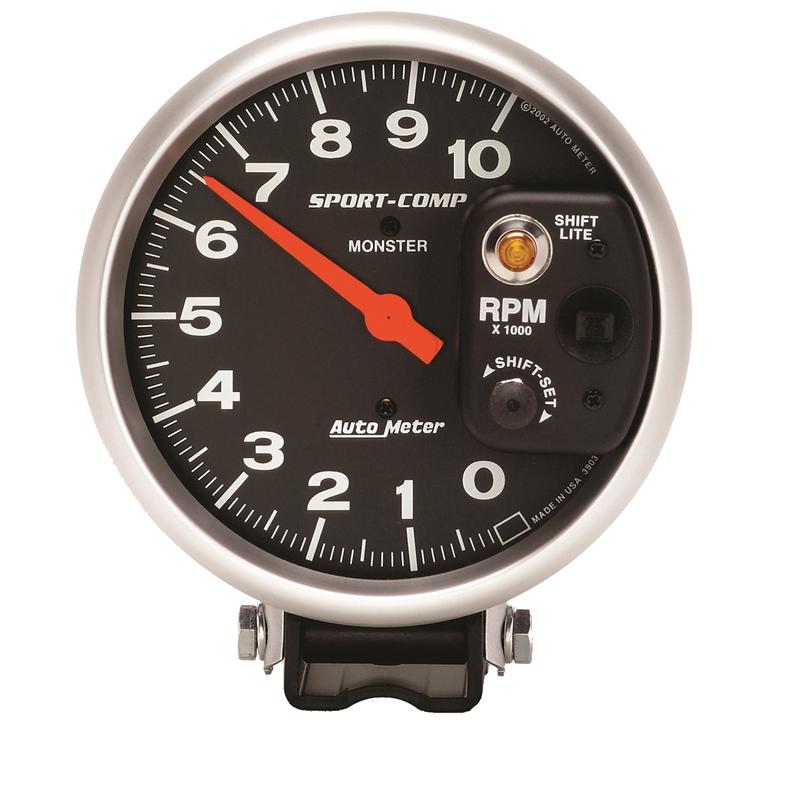 Autometer Sport-Comp GPS Speedometer 5in 225kmh - 3983-M