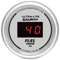 Autometer Ultra-Lite 52MM 5-100 PSI Digital Fuel Pressure Gauge - 6563