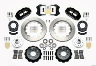 Wilwood Narrow Superlite 6R Front Hub Kit 14.00in 1965-1969 Mustang Drum Spindle - 140-12638