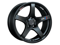 SSR GTV01 18x8.5 5x114.3 40mm Offset Flat Black Wheel 05-07 STI / 11+ tC - T418850+4005GMB