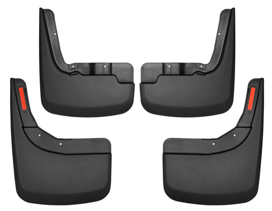 Husky Liners 2019 Chevrolet Silverado 1500 Front and Rear Mud Guards - Black - 58266