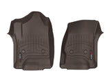 WeatherTech 14+ Chevy Silverado (Crew Cab / Double Cab) Front FloorLiners - Cocoa - 476071