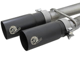aFe POWER Rebel Series 2-1/2in 409 SS Cat Back Exhaust w/ Black Tips 16-17 Nissan Titan V8 5.6L - 49-46126-B