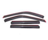 AVS 11-18 Ford Explorer Ventvisor In-Channel Front & Rear Window Deflectors 4pc - Smoke - 194293