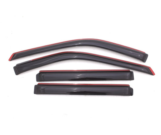 AVS 11-18 Ford Explorer Ventvisor In-Channel Front & Rear Window Deflectors 4pc - Smoke - 194293