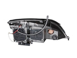 ANZO 2005-2007 Ford Focus Projector Headlights w/ Halo Black - 121198