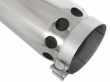 aFe MACHForce XP Cat-Back SS-304 5in Interooled Exh Tip 5in In x 6in Outx16inL Bolt-On Right (Pol) - 49T50601-P161