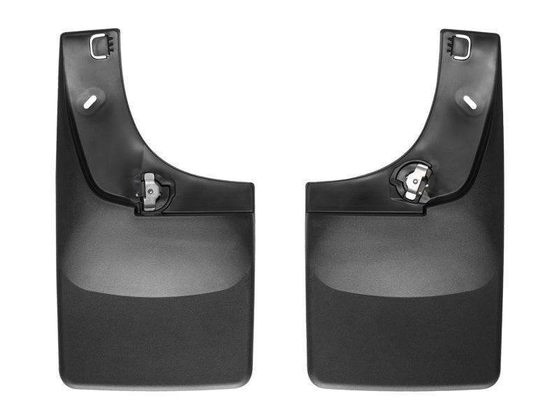 WeatherTech 14+ GMC Sierra/Sierra Denali No Drill Mudflaps - Black - 120036
