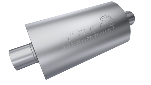 QTP 2.5in Weld-On 304SS AR3 Muffler - 12250