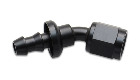 Vibrant Push-On 30 Degree Hose End Elbow FittingSize -4AN - 22304