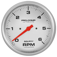 AutoMeter Ultra-Lite 5in. 0-6K RPM In-Dash Tachometer Gauge - 4476